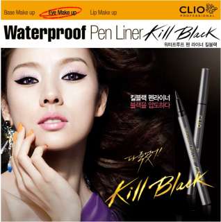 HIT&NEW★ CLIO Waterproof Pen Eye liner Kill Black for beginner 