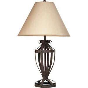   Fargo Vase Shape Table Lamp With Craft Paper Shade