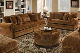 Pcs Sofa/Loveseat Sectional Sofa Couch in Mineral Fabric  
