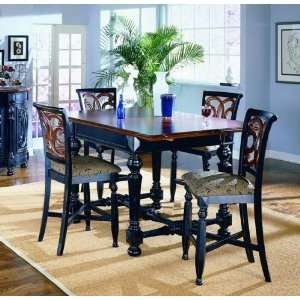   Counter Height Pub Dining Table & Bar Stools Set