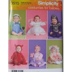  Simplicity Sewing Pattern 0515 Costumes for Babies Size A 