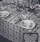   Pineapple Lace Centerpieces & Tablecloths Crochet Pattern Book 1987