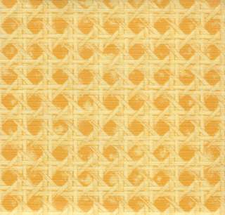 Gold Caning Vinyl Tablecloth Print Classic Design Flannel Backing Free 