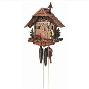   11 Chalet Cuckoo Clock with Moving Clock Peddler