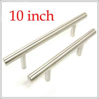 10 Stainless steel Kitchen Cabinet Bar Pull Handle  