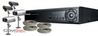 Samsung SHR 1041 EZ View 4 Channel Real Time DVR System with 4 Cameras
