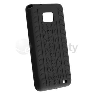   Leather Pouch Case Car Wall Charger For Samsung Galaxy S II i9100