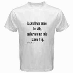 New Funny Baseball Quotes Jokes white mens t shirt  
