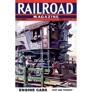 Railroad Magazine Engine Cabs, 1943 by Unknown 12x18  
