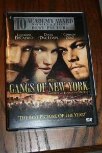DVD GANGS OF NEW YORK 2 DISC ADULT OWNED 786936165371  
