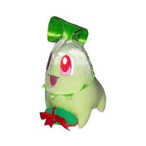  Pokemon UFO 6 Chikorita Christmas Plush By Banpresto 