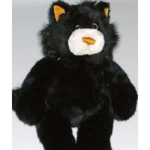  Halloween Plush Black Kitty Cat Stuffed Animal Soft Faux 