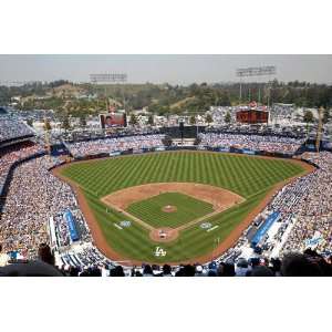 Los Angeles Dodgers Dodger Stadium Pre Pasted Wallpaper:  