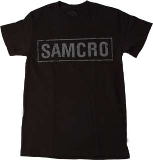 Sons Of Anarchy SAMCRO Black T Shirt  