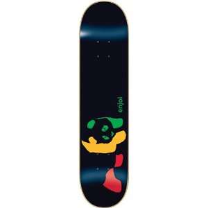    Enjoi Resin 7 Rasta Panda Skateboard Deck