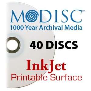  M Disc DVD+R 4.7GB 4x Ink Jet Printable Media 40 Discs 