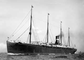 SS Veendam Steamship Steamer Ship Ocean Liner 1890  