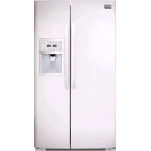  Frigidaire White Side by Side Freestanding Refrigerator 