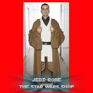Star Wars Obi Wan Kenobi Costume   Body Tunic with Replica LIGHT BROWN 
