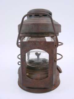   Kerosene Oil Lamp Lantern Dietz Little Wizard Shade Primitive  