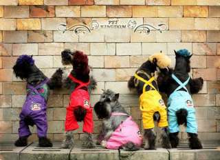   Shipping Spring Cute Monkey Suspender Trousers Pants Dog Pet Clothes