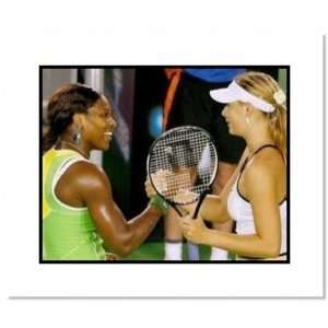   Serena Williamson and Maria Sharapova Tennis Doubl