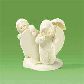 Dept 56 Just Wanted To Say Snowbabies Figurine MIB  
