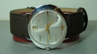   SKYLARK AUTOMATIC DATE SWISS MENS SS WRIST WATCH OLD USED ANTIQUE