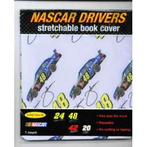  Nascar Drivers White, Stretchable Book Cover Jimmie 