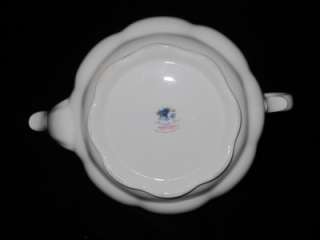 Royal Albert MOONLIGHT ROSE Tea Pot, Creamer & Sugar  