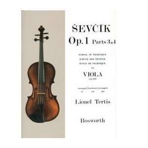    Sevcik School Of Technics, Op. 1, Parts 3 & 4 Musical Instruments
