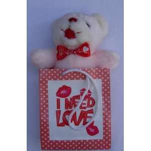  I Need Love Teddy Bear Stuffed Animal Plush Toy   Teddy 