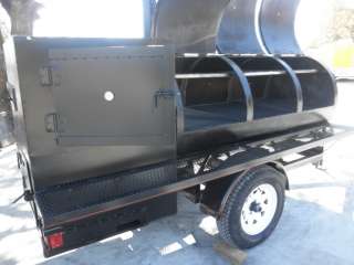 NEW CHARCOAL COOKER BBQ WOOD SMOKER GRILL FOOD TRAILER  