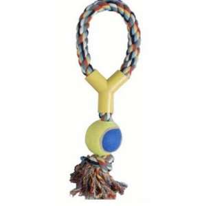   Dog Pet Puppy Chew Tuggy Rope Ball Toy Healthy Gums: Kitchen & Dining