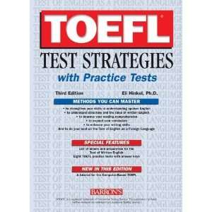  TOEFL Test Strategies with Practice Tests [Paperback] Eli 