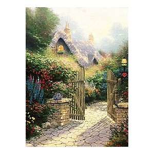 Thomas Kinkade   Hidden Cottage II Publishers Proof Canvas