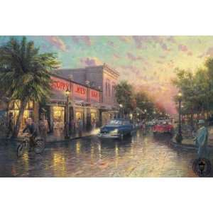 Thomas Kinkade   Key West Artists Proof Canvas