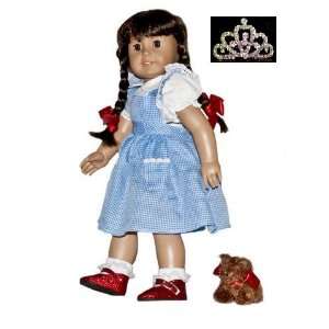   Lace Socks + Tiara   Fits 18 American Girl Doll Clothes Toys & Games