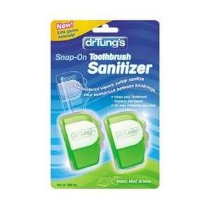  Snap on Toothbrush Individual Sanitizers (2/pack 