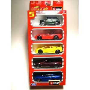   Metal Cars 143 Italian Design Collection, 5 Cars Set Toys & Games