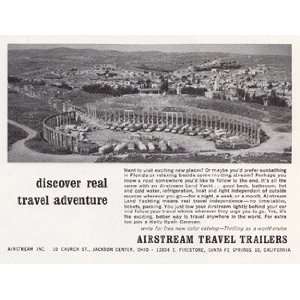 Print Ad 1966 Airstream Travel Trailers Discover Real Travel 