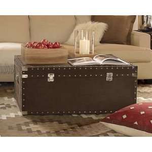    Sonoma Home Williams Trunk, Faux Suede, Chocolate