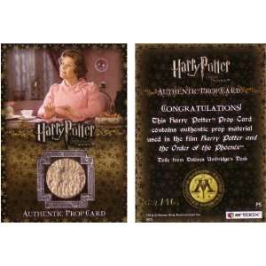  Umbridges Doily #/160 Prop Card P5   Harry Potter Order 