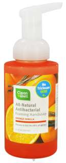 CleanWell   Natural Antibacterial Foaming Hand Wash Orange & Vanilla 