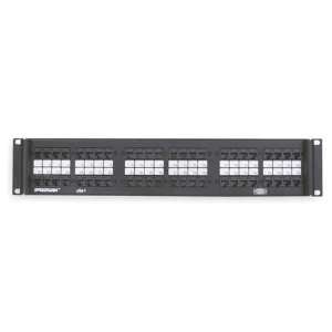  HUBBELL PREMISE WIRING P5E48UE Panel,Patch,Cat5e,Rack 